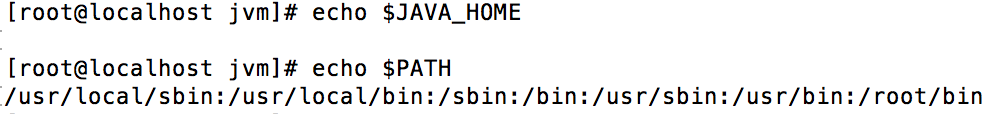 echo $JAVA_HOME